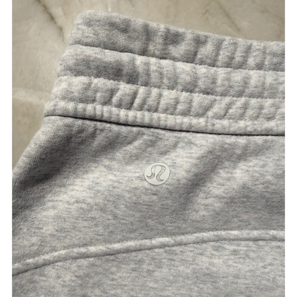 Lululemon Scuba High-Rise Jogger Heathered Core Ultra Light Grey Size 10 LW6CAYS - Picture 10 of 11